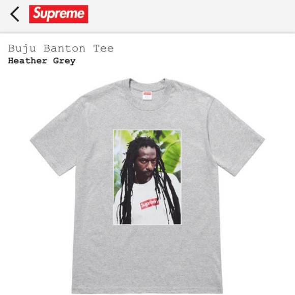 buju banton supreme shirt